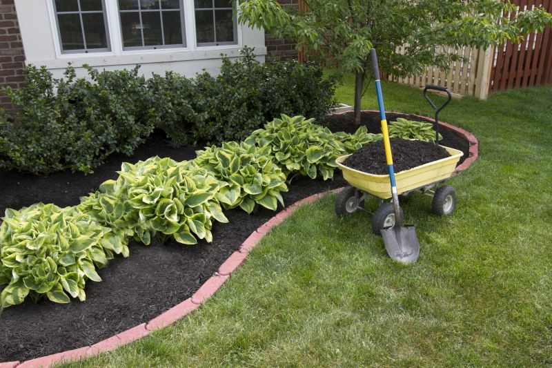 Black Mulch Installation in Ventura County, CA