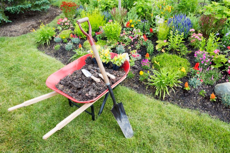 Red Mulch Installation in Ventura County, CA