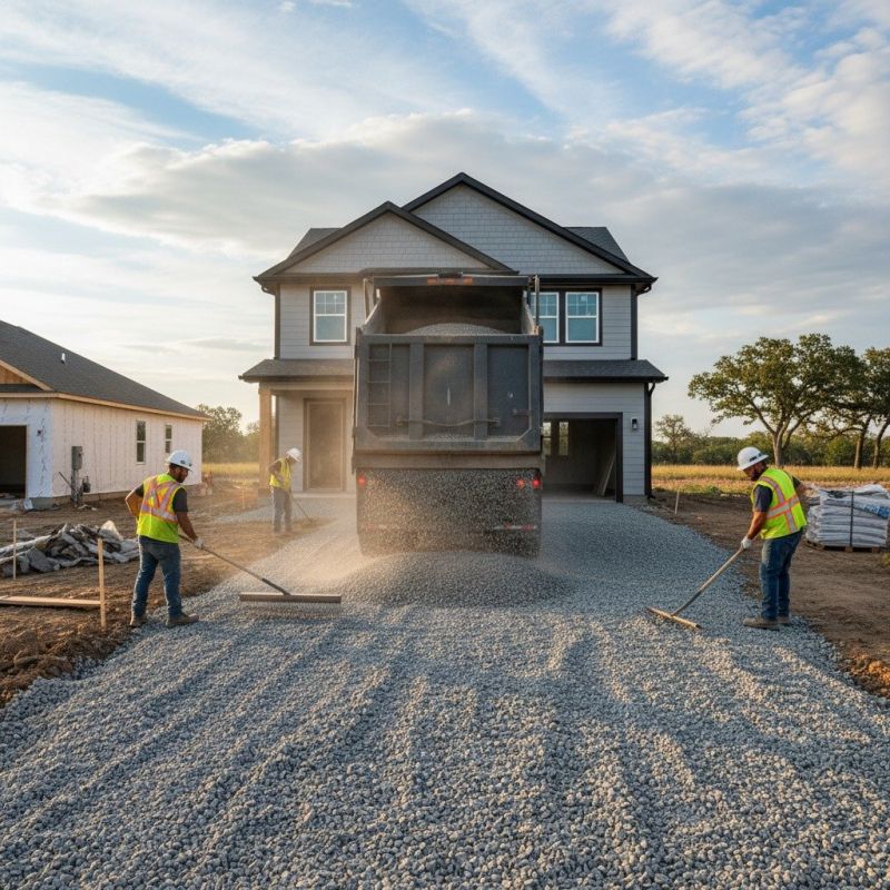 Local Bulk Gravel Delivery pros at work